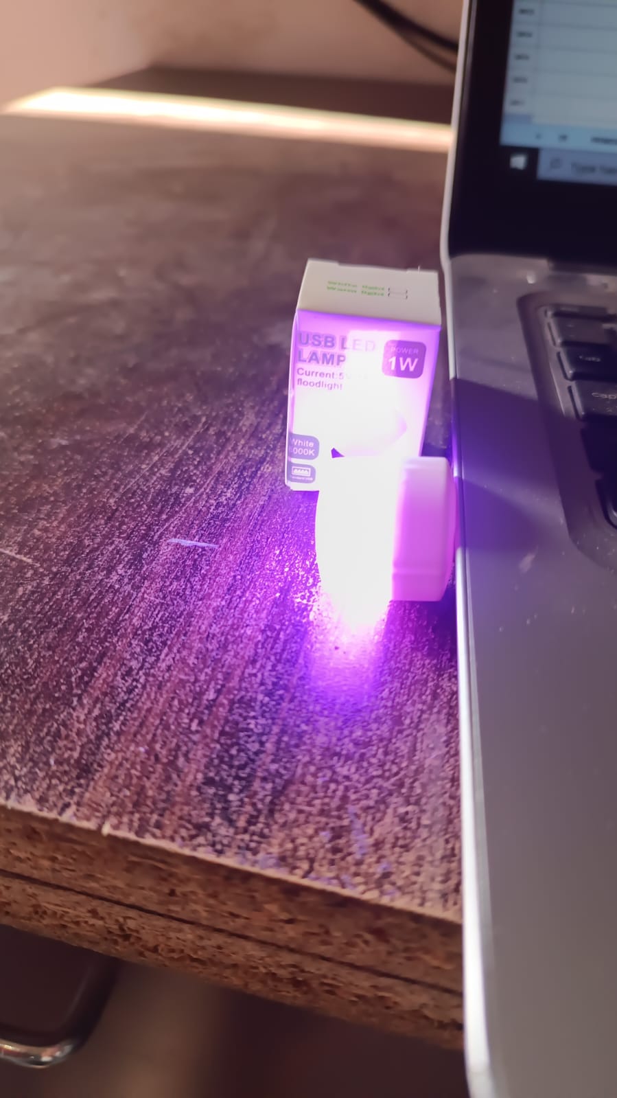 USB LED Night Lamp Mini Portable for PC and Laptop