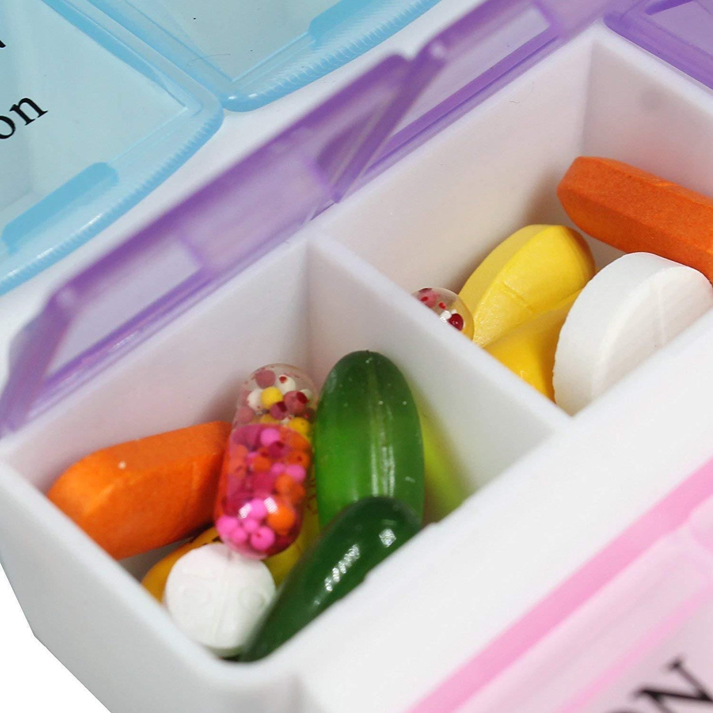Pill Case - Tablet Box Holder Medicine Storage Organizer Container