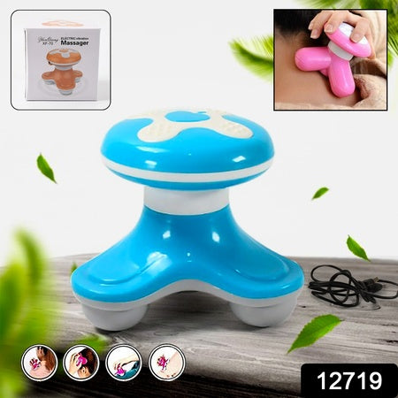 12719 Multifunctional Mini Massager Triangle Electric Usb Massager Automatic Switch Relieve Fatigue As A Gift (1 Pc Battery Not Included)
