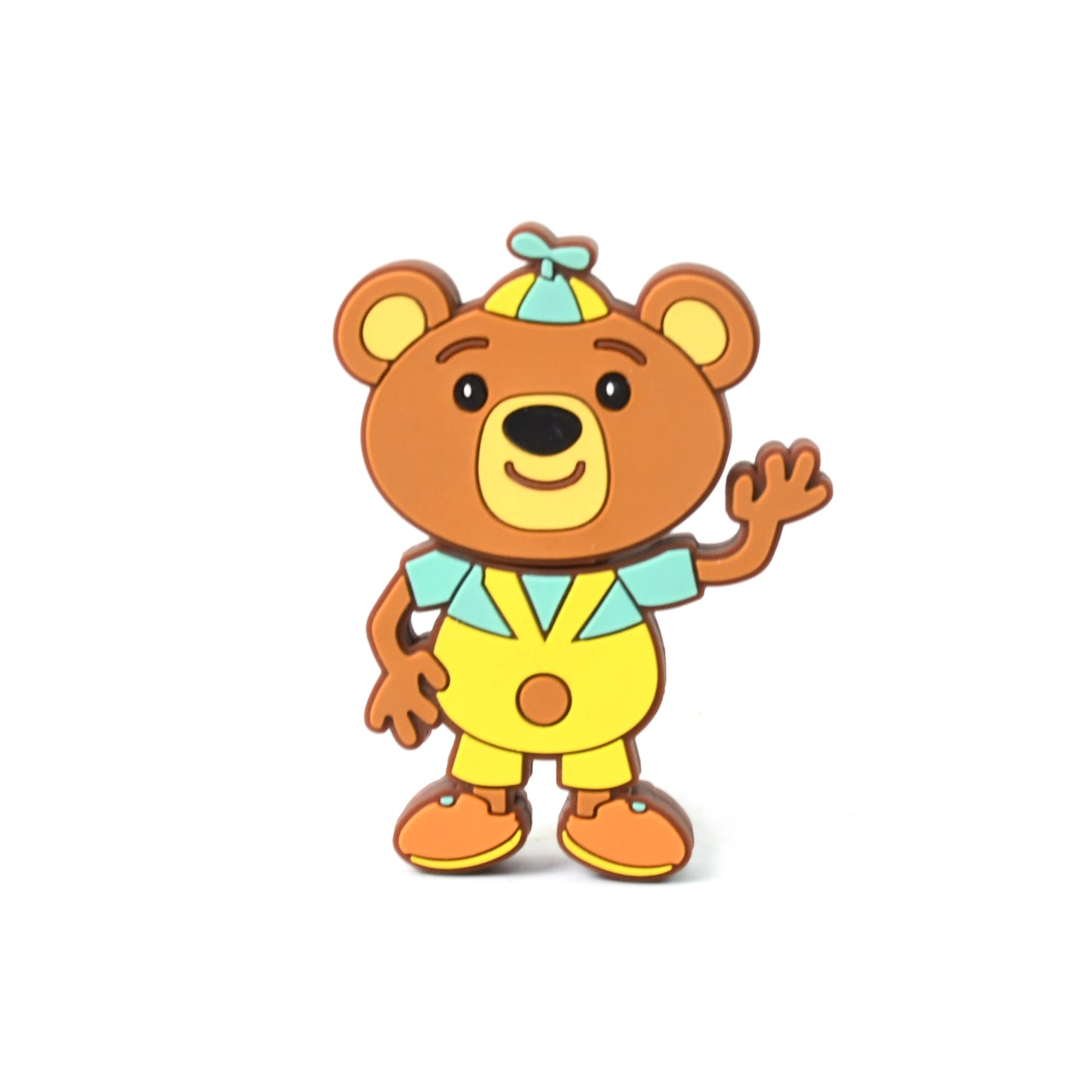 Portable Cartoon Shape Silicone Usb Pen Drive Flash Disk (15 Gb With Baby Rhymes Song 1 Pc)