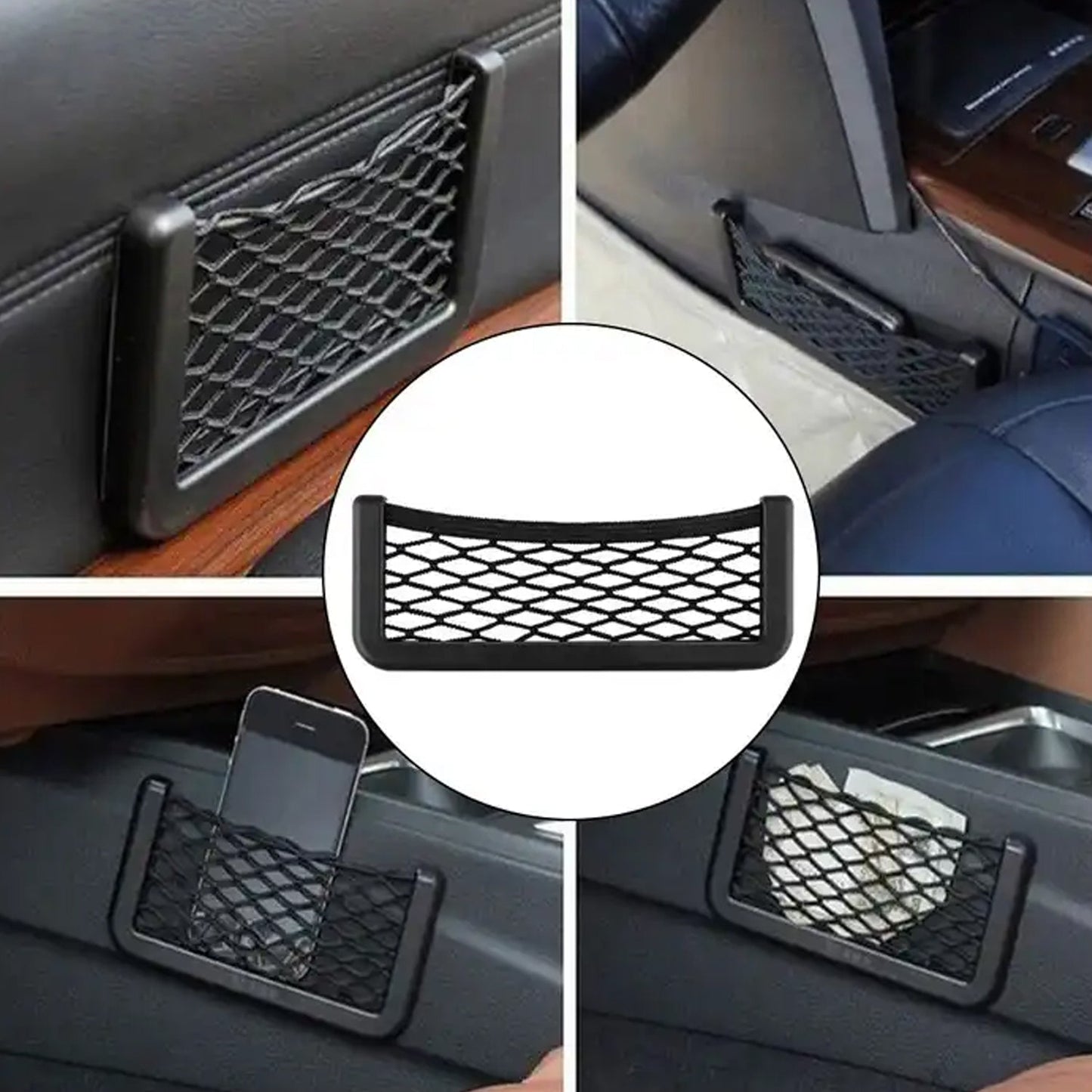 Car Seat Side Storage Net Bag