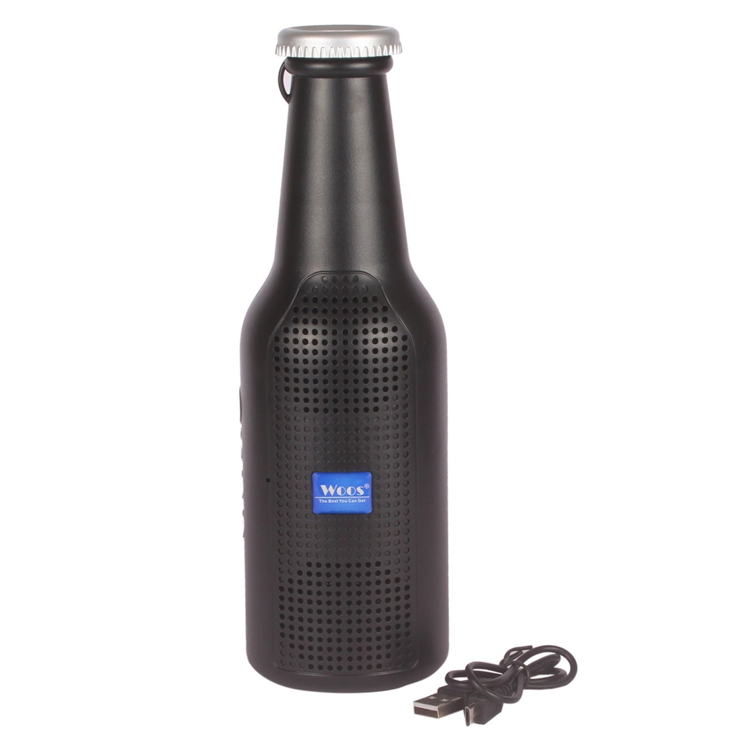 1289 Bottle Shape Bluetooth Speaker And Weatherproof Enhanced Wireless Usb Rechargeable Calling Fm Aux Usb Sd Card Support Portable Bluetooth Speaker With Rich Deep Bass