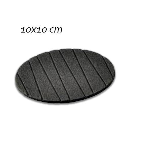 6 Pcs Round Shape Plain Silicone Cup Mat Coaster Drinking Tea Coffee Mug Wine Mat For Home