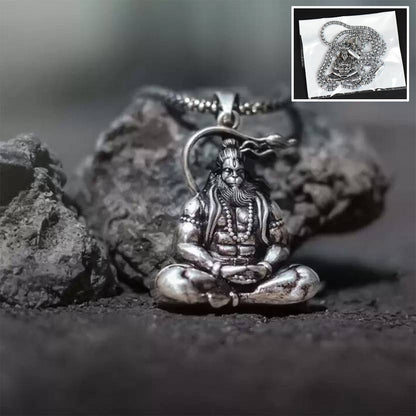 Hanuman Ji Pendant Chain Religious Jewellery for Men and Women
