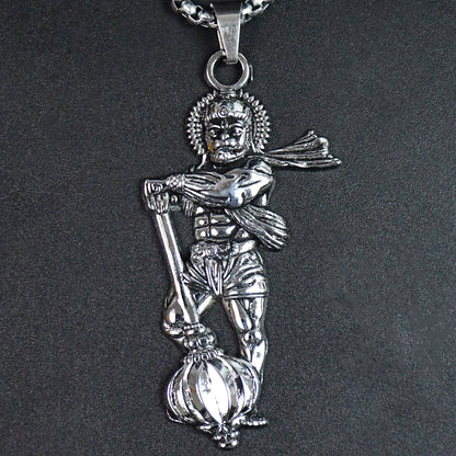 Hanuman Ji Pendant With Gada Religious Jewellery for Men and Women