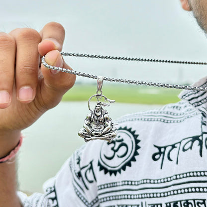 Hanuman Ji Pendant Chain Religious Jewellery for Men and Women