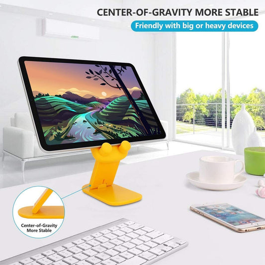 Cute Cartoon Design Adjustable Foldable Mobile Stand