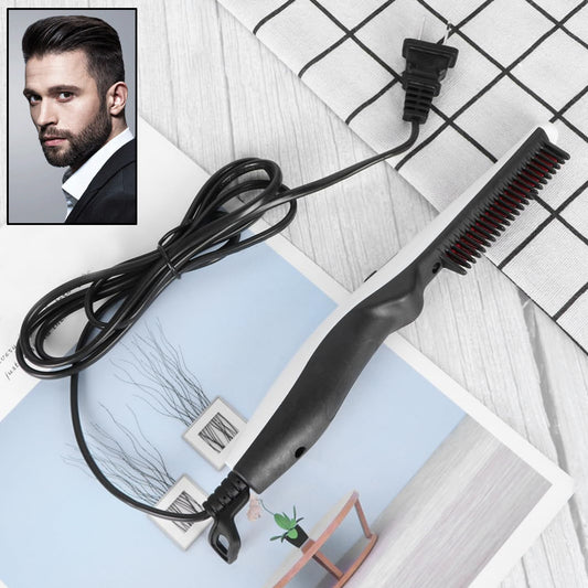 Portable Electric Hair and Beard Straightening Comb