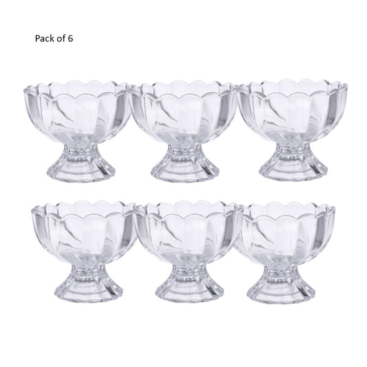 Serving Dessert Bowl Ice Cream Salad Fruit Bowl - 6pcs
